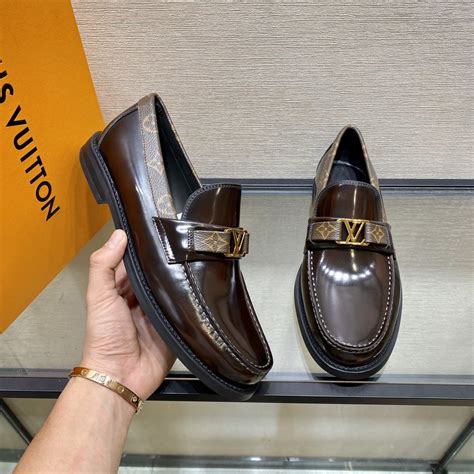 louis vuitton loafers brown|Louis Vuitton major loafer.